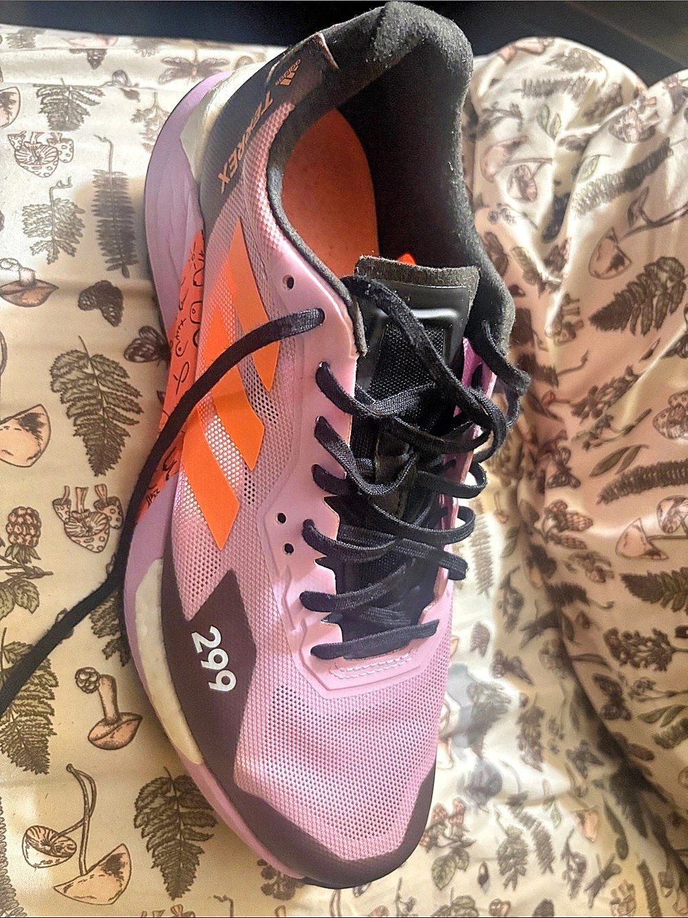 adidas Women's Athletic Shoes Pink & Orange
